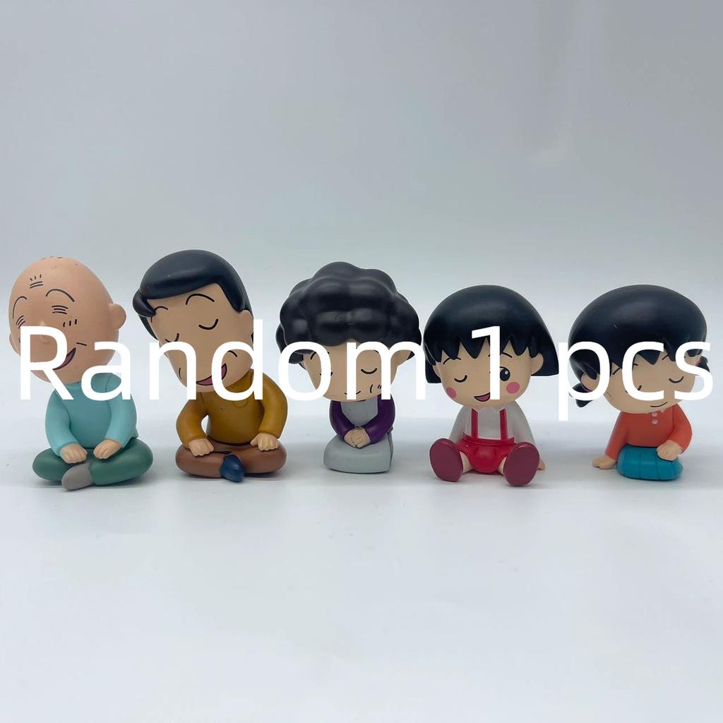 New Product In Stock Little Maruko Family Shoulder To Shoulder Second Round Blind Box Cute Desktop Ornament Doll Surprise Gift