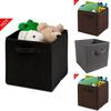 Modern Foldable Fabric Storage Box For Bedroom With 21l Capacity For Clothes Toys
