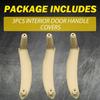 3x For BMW E70 X5 X6 2008 09 10-2014 Inner Door Handle Pull Trim Cover Beige EOA