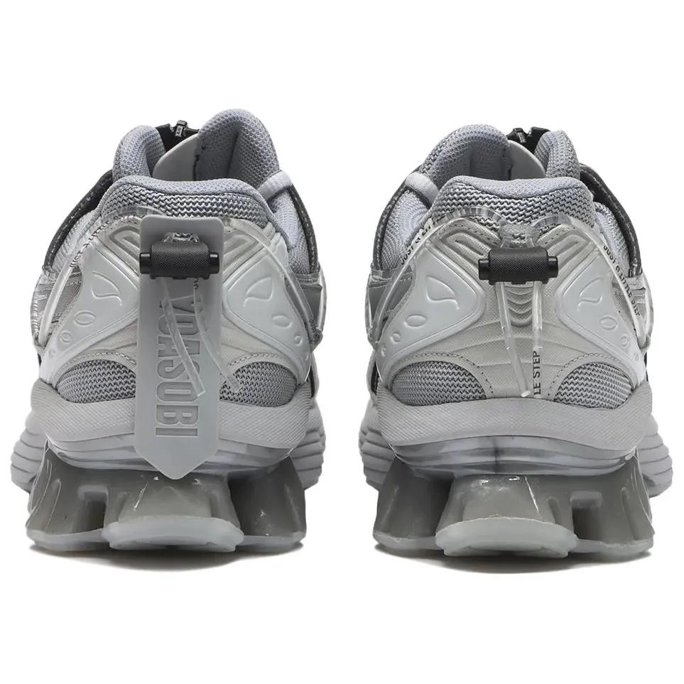 ASICS Gel Kinetic Fluent Y 'Silver' (Unisex) Piedmont Grey / Pure Silver Running Shoes 1203A837 020