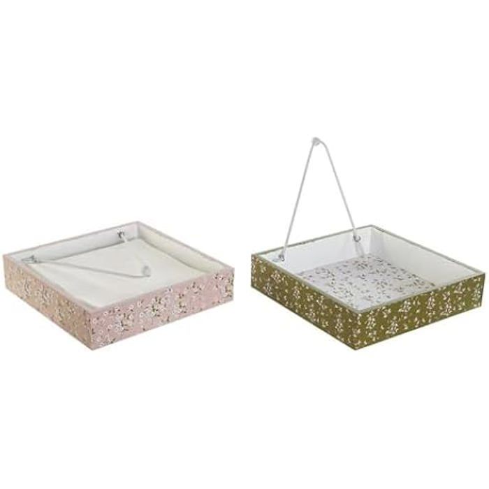 Towel Rack - DKD Home Decor - Standard - Metal and MDF Wood - Multicolour - 18 X 4 X 18 Cm