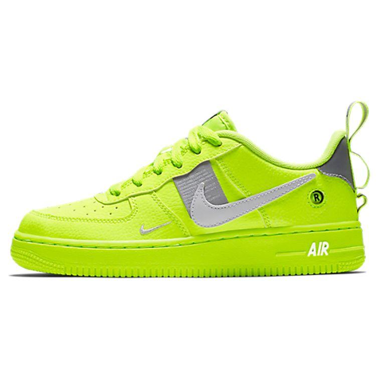 

Детские кроссовки Nike Air Force 1 Low LV8 Utility GS Volt Зеленый Черный-Волчий-Серый-Белый AR1708-700
