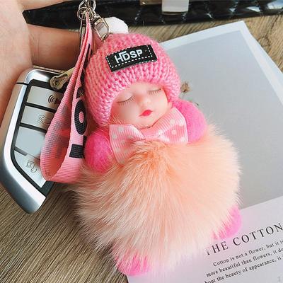 Cute Plush Keychain for Bags, Ideal Gift Birthdays, Unique Hanging Pendant Kids