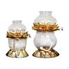 Oil Lamp Buddhist Accessories Candle Light Lotus Flower for Temple Holiday Ornaments