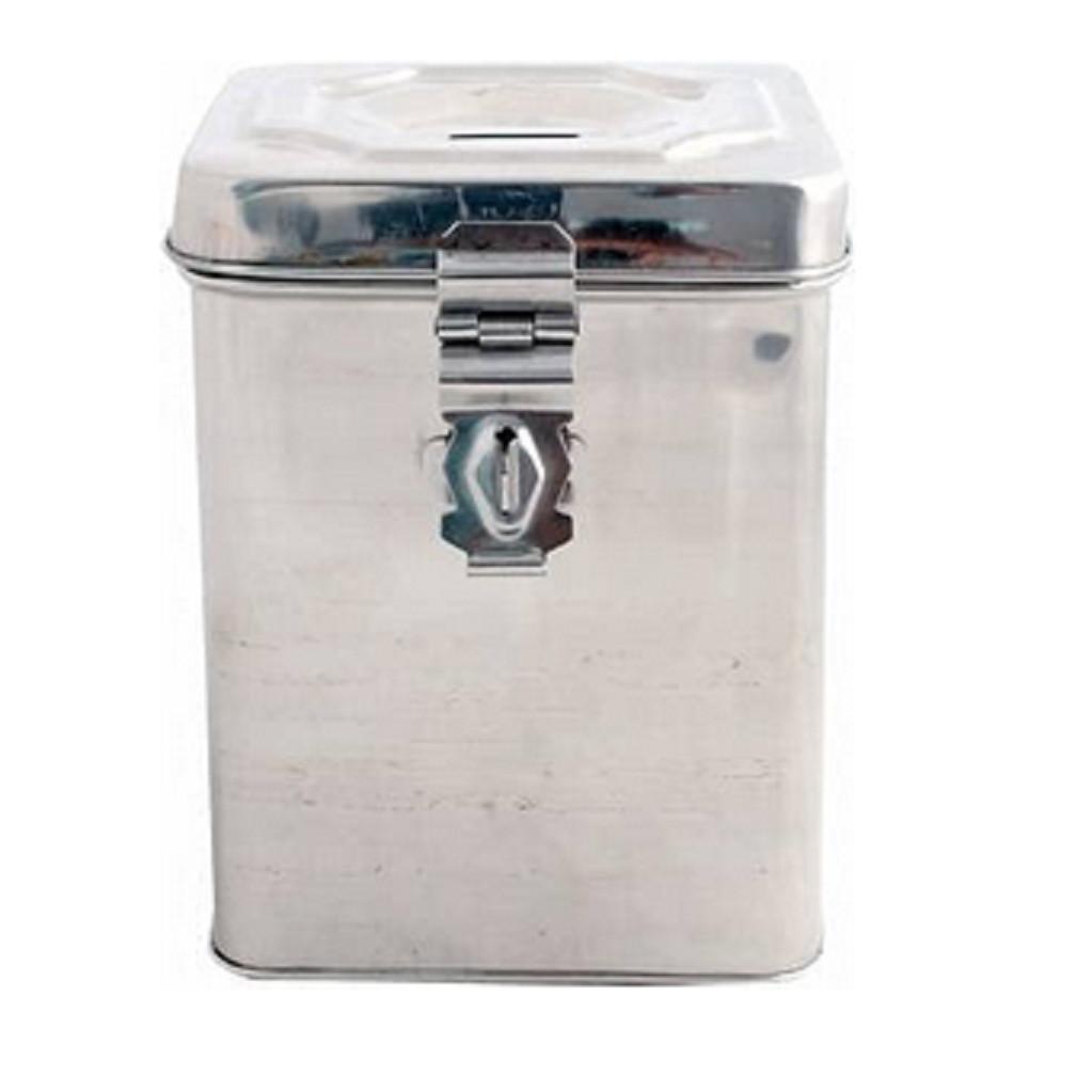 @ Stainless Steel Bank Money For Saving Money 310 Gm Zr-9094-60%Off