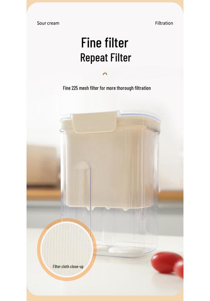 Multi-Functional Yogurt & Cheese Whey Separator with Large Capacity.
