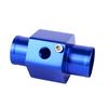 Blue Water Temp  Temperature Joint Pipe Gauge Radiator Hose Adapter
