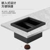 Coffee Residue Box Bottomless Bucket Embedded Powder Residue Box Coffee Utensils Small Coffee Residue Bucket Powder