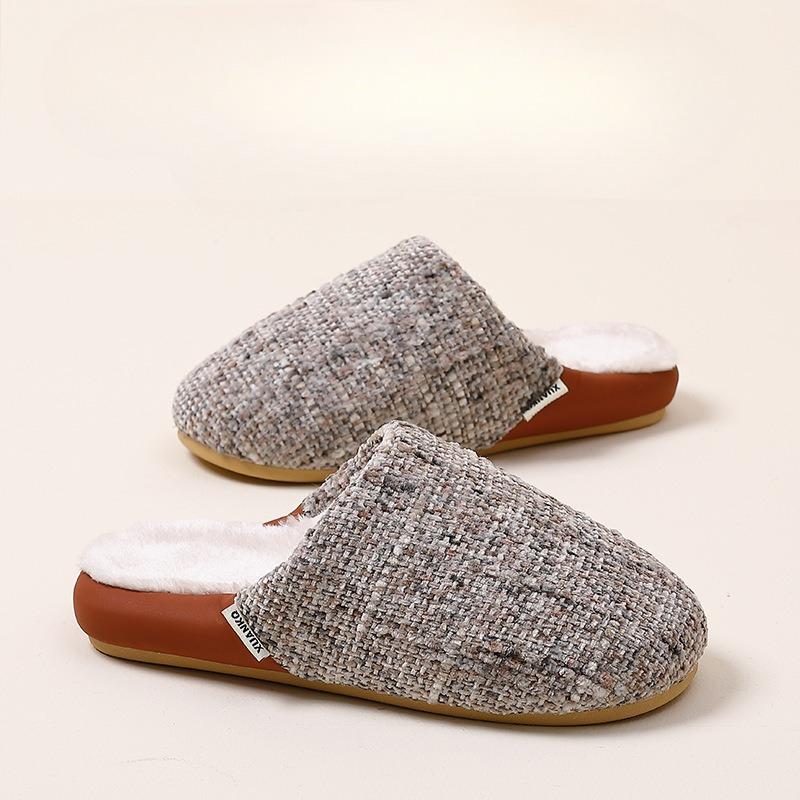 Soft-soled Anti-slip Cotton Shoes, Home Indoor Women's Shoes, Silent Slippers