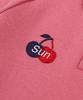 SUNDAY FRUIT MARKET W) Cherry Waffle Collar Tee Pink
