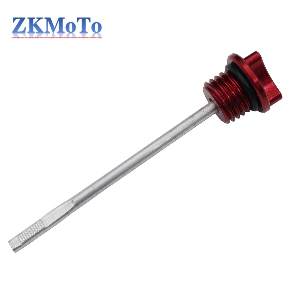 Motorcycle Engine Oil Dipstick Filler Cap Plug Engine Crankcase Oil Level Gauge For Honda CRF50 125cc 140cc 150cc 200cc 250cc