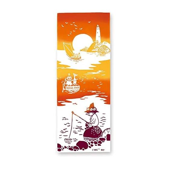 BACKYARD FAMILY Tenugui Towel - Sunset Character Design