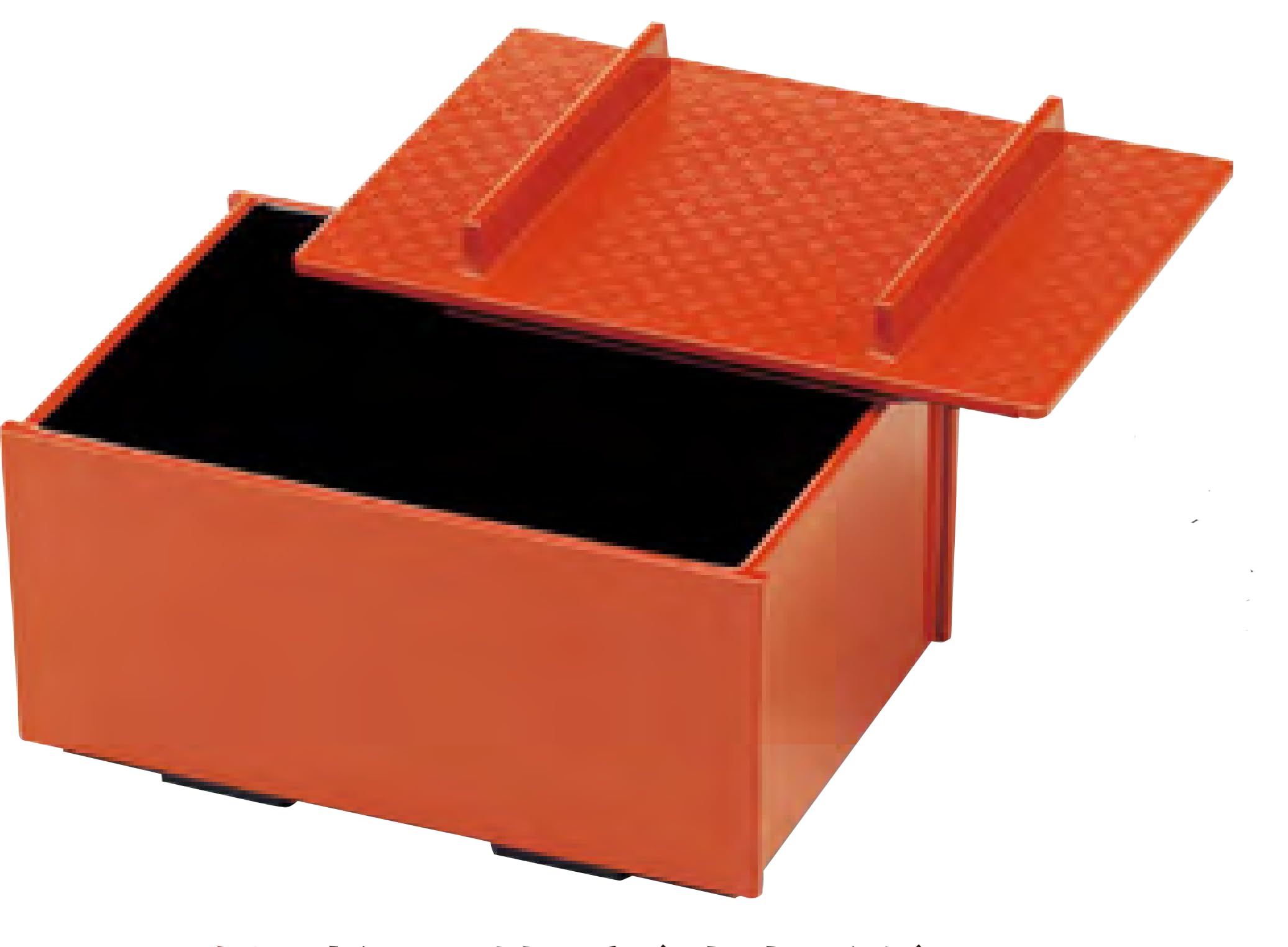 Wakaizumi a traditional Japanese restaurant eel rice bowl base vermilion with black Lacquerware, lacquerware, heat-resistant Yanagawa-style (with