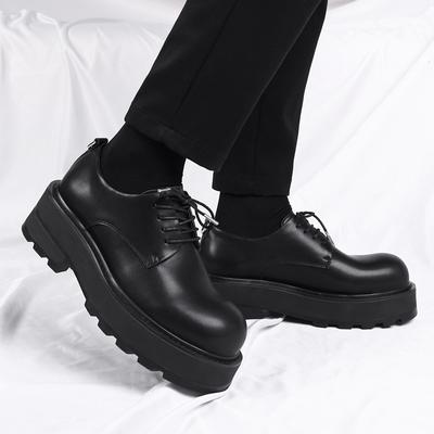 Fashion Derby Men's Thick Soled Shoes Fashion Designer's Minimalist Style Outdoor Leisure Business Party Office Street Walking Shoes