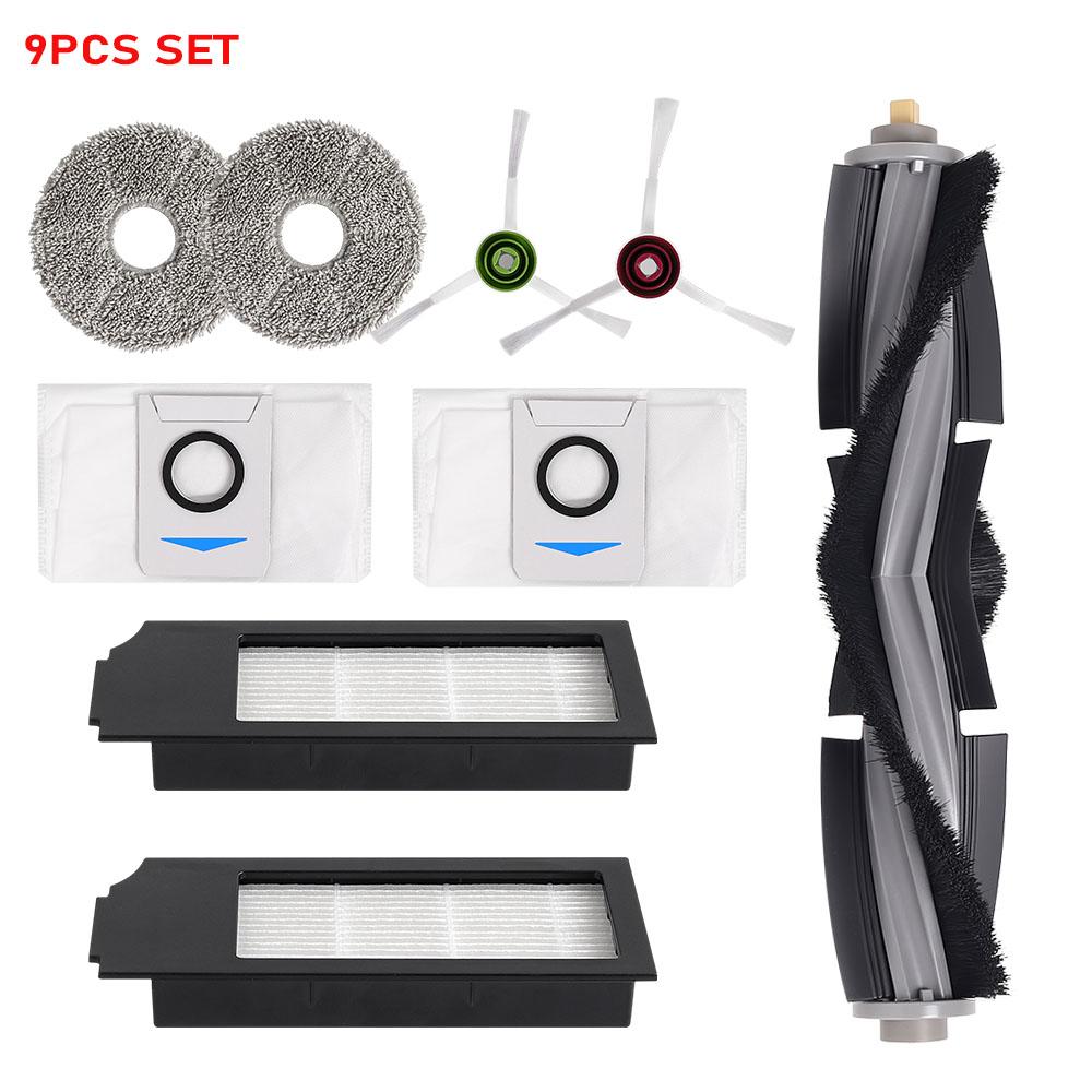 For Ecovacs Deebot X1 OMNI/TURBO T10 OMNI/TURBO/X1S PRO Vacuum Cleaner Parts Dust Box Main Side Brush HEPA Filter Mop Cloths Dust Bag Spare Parts