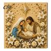 Einzigartige Schreibtisch-Dekorationen DIY Jesus Perlenkunst-Set, Diamantmalerei für Erwachsene, Christliches Mosaik Kreative Schlafzimmer-Accessoires Bastel Christ