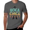 Boca Chica Texas Starship Cool Retro Tshirt Soft Lightweight Cotton Tshirt