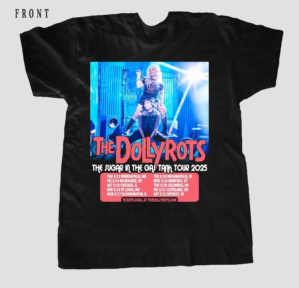 

Collection The Dollyrots Tour 2025 Gift For Fans S to 5XL Tshirt K554 Unisex T-Shirt XXXXL