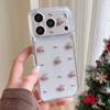 Cute 3D Diamond Cherry Phone Case For iPhone 17 16 15 14 13 12 11 Pro Max Soft Shockproof Cover Epoxy Glitter Shell