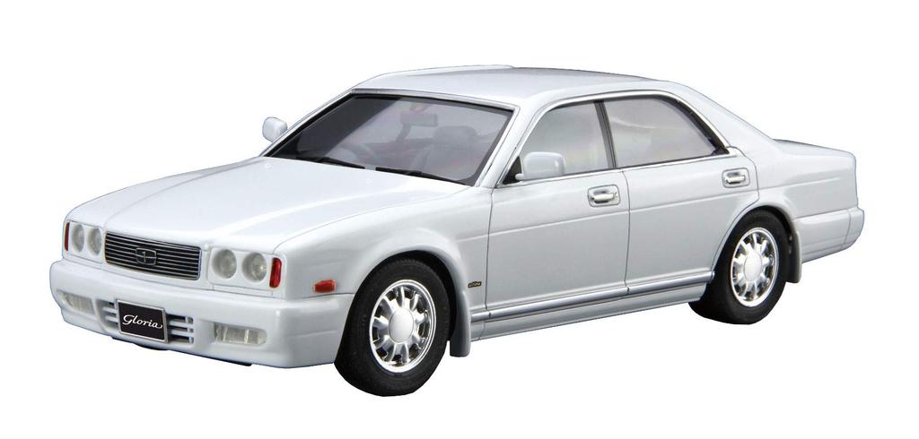 Aoshima Bunka Kyozai The Model Car Series Nissan Y32 V30 Twin Cam Turbo Gran Turismo Ultima 1992 Plastic Model 1/24 No.92 Cedric/Gloria