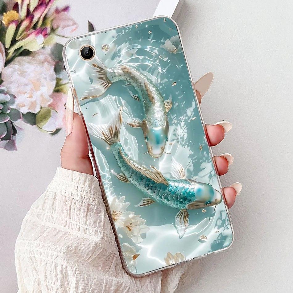 Phone Case For Vivo Y81 Y81i Y81S Y83 Y83A 1803 1808 1808i 1812 New Cool Dragon Tiger Painted Soft Silicone TPU Cases