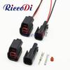 1 Set 2 Pin Auto Air Conditioner Compressor Pump Connector Harness Socket ABS Sensor Plug For Ford Mondeo Focus 34062-0028