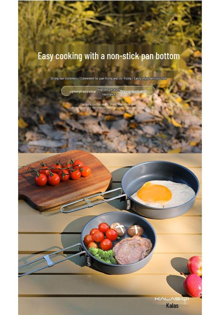 3-Piece Lightweight Outdoor Camping Cookware Set