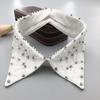 Pearl Women Shirt False Collars Crystal Removable Collar For Women Necklace Fake Collar Detachable Diamond Lacklace Nep Kraagie