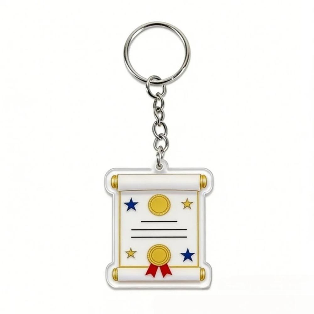 2026 Graduation Ceremony Doctoral Hat Bag Keychain Graduation Lovely Enamel Graduation Cap Keychain Commemorative Souvenir Gift