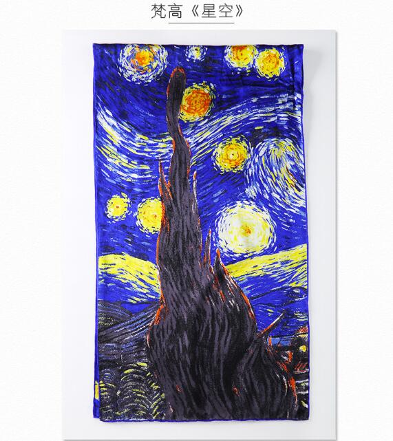 100% Silk Scarf For Women Long Print Luxury Natural Silk Shawls Wraps Floral Printed Ladies Neckscarf Pure Real Silk Scarves