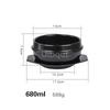 Korean Stone Pot Mixed Rice Stone Pot Korean Cuisine Casserole High Temperature Potted Rice Tableware Pots for Cooking Soup Pot