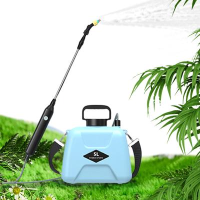 5L Electric Sprayer USB Rechargeable Garden Irrigation Sprinkler Telescopic Handle with Shoulder Strap Garden Plant Mister Tool