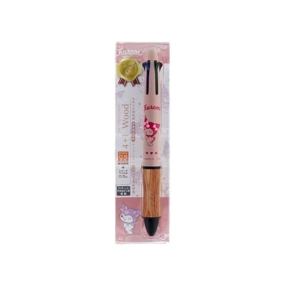 Sun-Star Stationery My Melody Sanrio Characters Goods Multi-Color Ballpoint Pen & Mechanical Pencil Dr. Grip 4+1 Kuromi