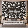 Astronaut Space (103) Theme Personalized Tapestry Custom Name Text Wall Hanging Tapestry Home Background Decoration