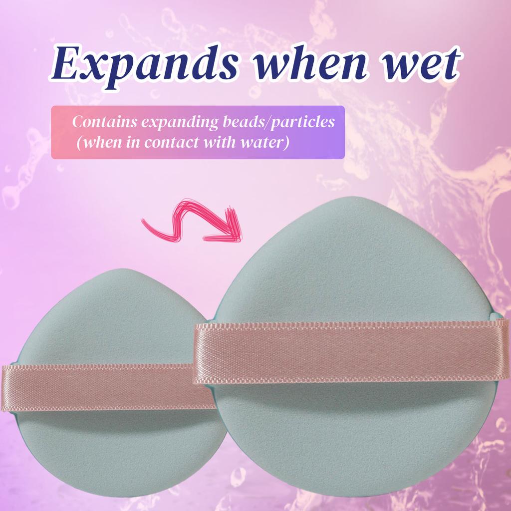 Portable Wet and Dry Makeup Sponge, 20PCS Makeup Sponge Suitable for All Skin Types, Essential for Daily Use and Travel