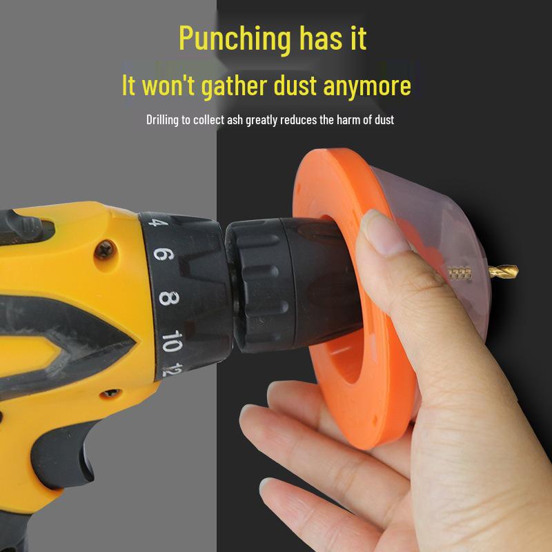 Hammer Drill Dust Cover & Collection Bowl - Dustproof Accessories for Ceiling Drill Dust Control