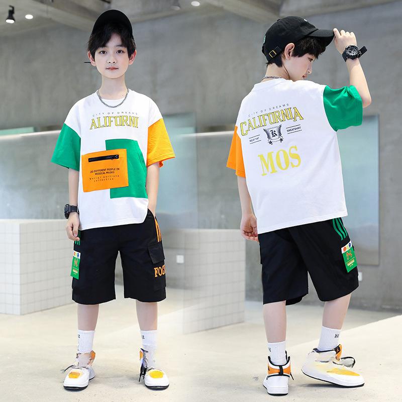 Children's Clothing, Boys' Summer Suits, Summer Boys' Sports, Thin Summer Models, Big Children