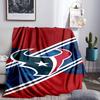 Houston-Texans Artwork Blanket Lightweight Flannel Bedding Blanket Perfect for Travel, Camping, Living Rooms, Offices, Sofas, Fan Christmas Gift