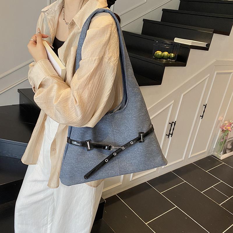 Korean Version of Large-capacity Underarm Bag Women's New Trendy and Versatile Shoulder Women's Bag High-end Fashion Tote Bag Women's Bag