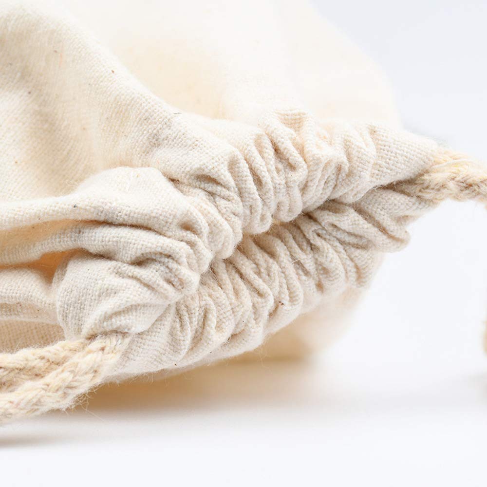 [MsO] Săculeți din In cu Șnur în Stil Japonez, Sacoșe Eco Reutilizabile, Săculeți de Depozitare Lavabili, Portabili și Organizatori, Set de 2, 50cm x 60cm