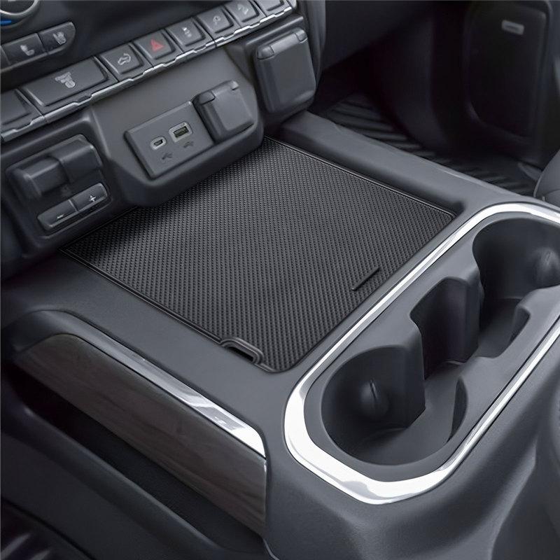 Center Console Secret Compartment Cover For GMC Sierra 1500/Chevy Silverado 1500 - Car Storage Lid Hidden Secret Pocket