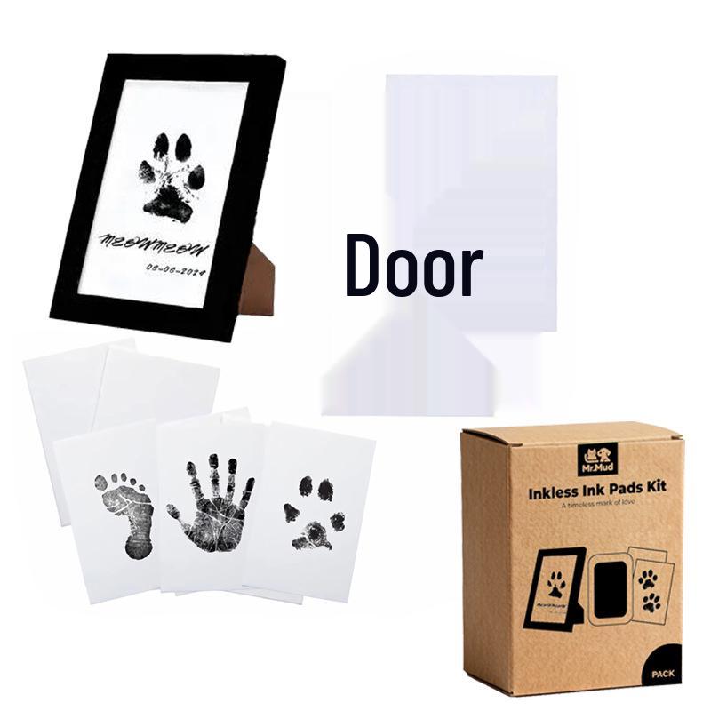 Pet Paw Print Memorial Tabletop Decoration for Cats and Dogs