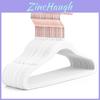 Plastic Suede Baby Clothes Hangers With Nonslip Design For Kids Storage And Organization