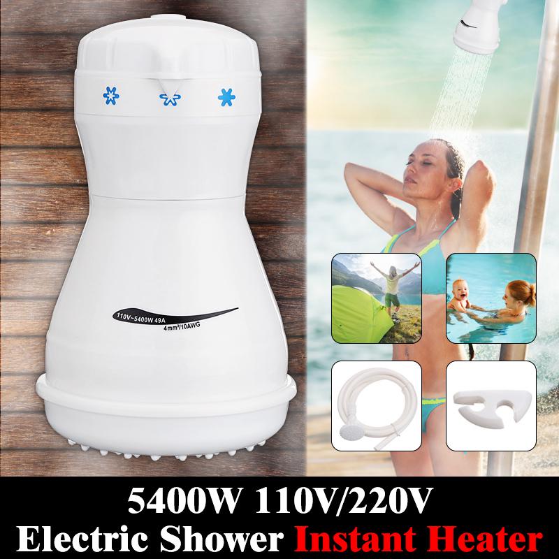 Augienb Mini 5400w Electric Instant Water Heater Shower Head W Hose Bracket Temperature Controller Outdoor At Affordable S Free Real Reviews With Photos Joom Instant Water Heater Shower Head, Outdoor Shower Water Heater Electric