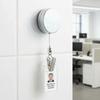 2PCS Automatic Retractable Towel Holder Self-Adhesive Work Card Holder  Anti Lost Security
