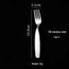 304 Stainless Steel Kids' Cutlery Set: Short-Handled Fork, Soup Spoon, Dessert Spoon, and Baby Spoon with Custom Logo Option.