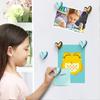 10Pcs Acrylic Love Heart Refrigerator Magnet DIY Home Office Kitchen Locker Fridge Electroplating Heart Shape Magnetic Decoration Ornament