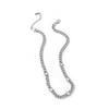 Geometric Water Drop Necklace With Cz Stones For Fashionable Women And Men