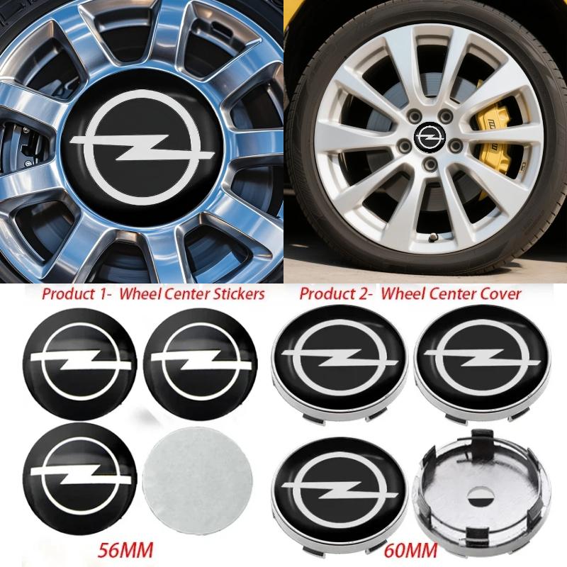 Car Wheel Center Hub Caps Tire Rim Covers Tapacubos Enjoliveur Wheel Parts 4PCS 60mm For Opel Astra Insignia Astra Corsa Zafira