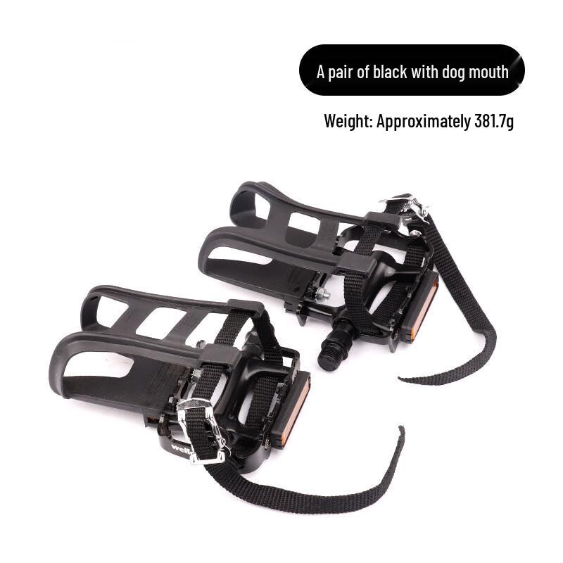 Bicycle Toe Clip Pedal Set